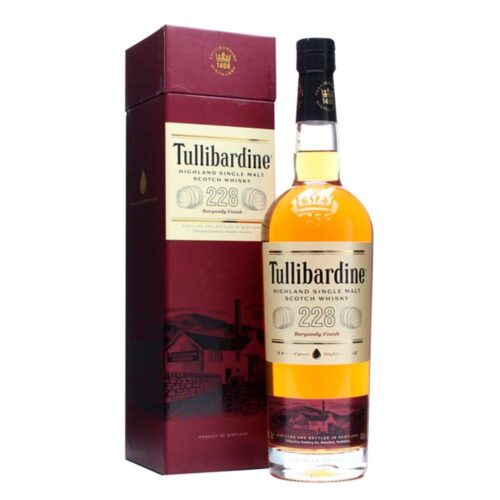 Tullibardine 228 burgundy finish whisky