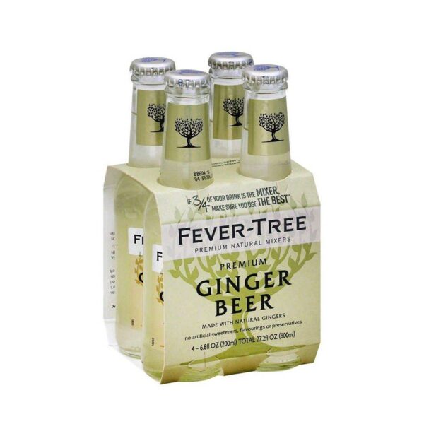 Fever tree pack-4 ginger beer