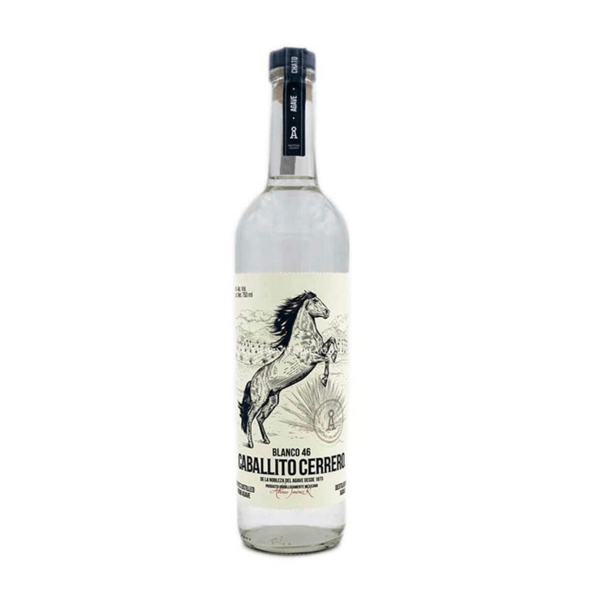 Tequila Caballito Cerrero C.Blanco 70Cl
