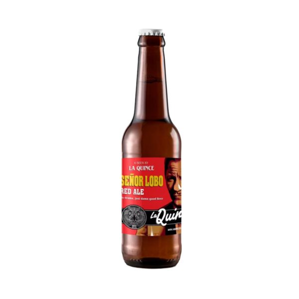 Cerveza La Quince Señopr Lobo Red 33Cl