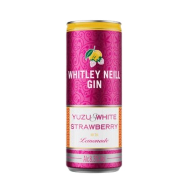 Rtd Whitley Neill Yuzu Strawberry 25Cl