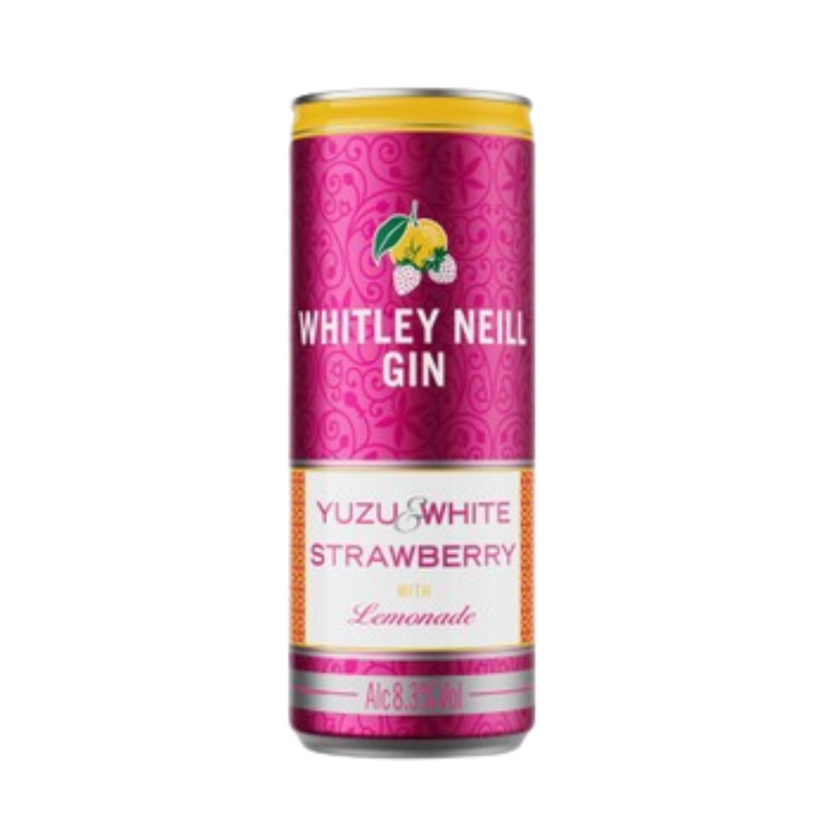 Rtd Whitley Neill Yuzu Strawberry 25Cl