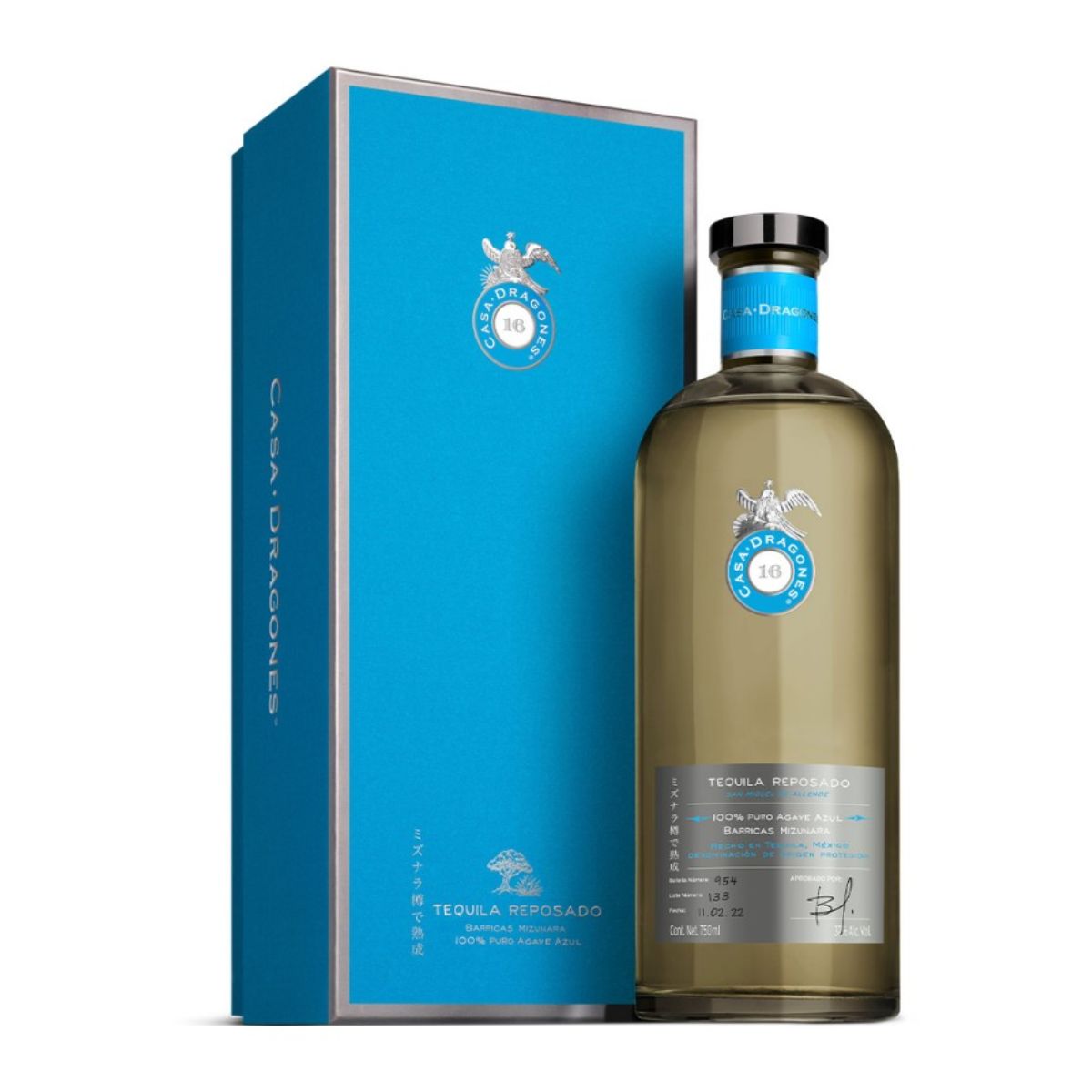 Tequila C.Dragones Reposado.Estuch. 70Cl