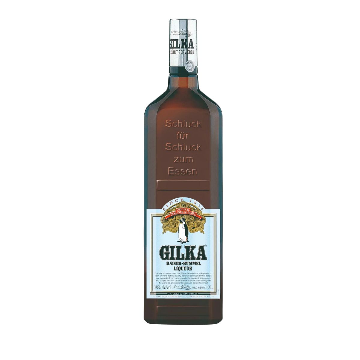 Aguardiente Gilka Kummel Organic 1L