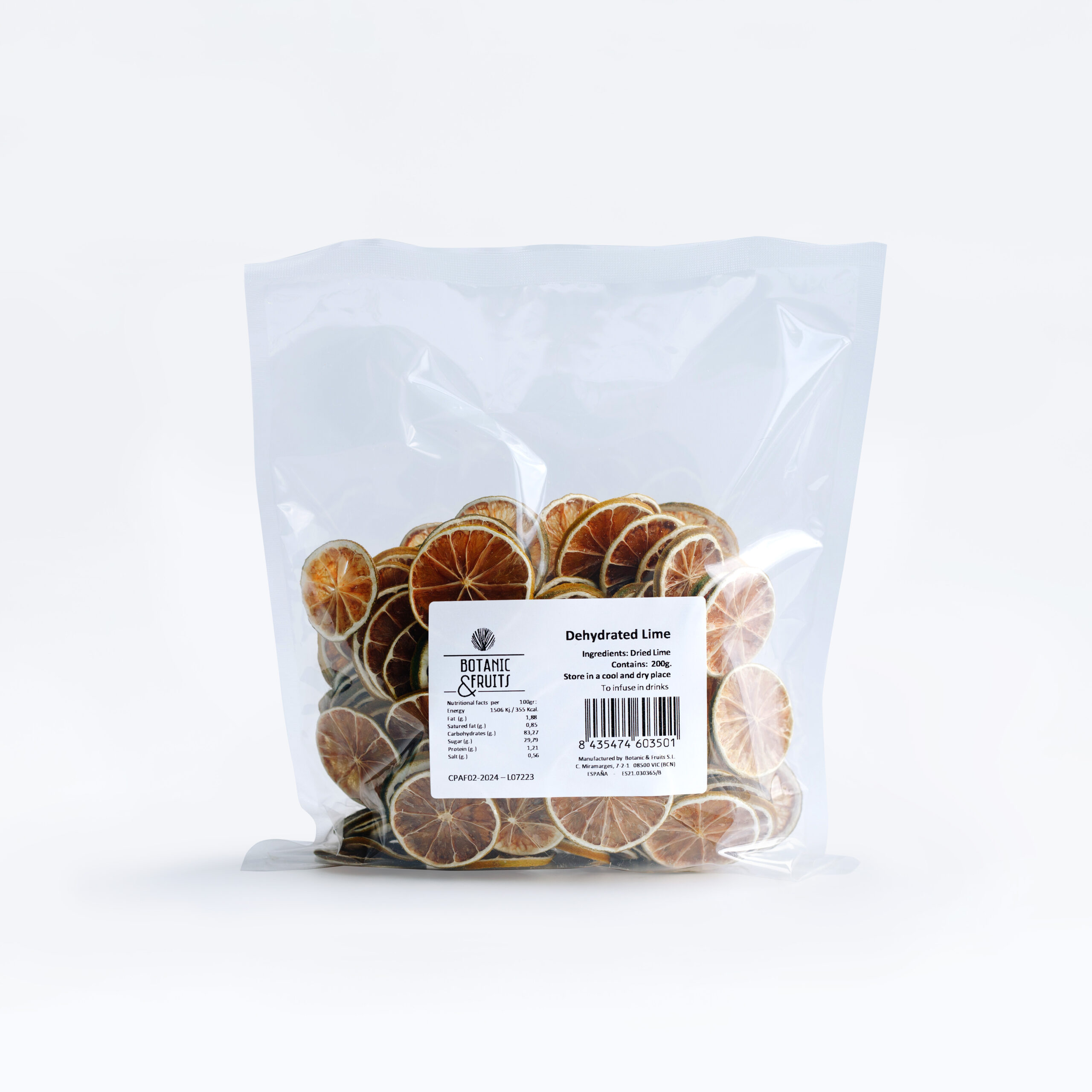 Fruta Deshidratada Botanic Lima 200Gr