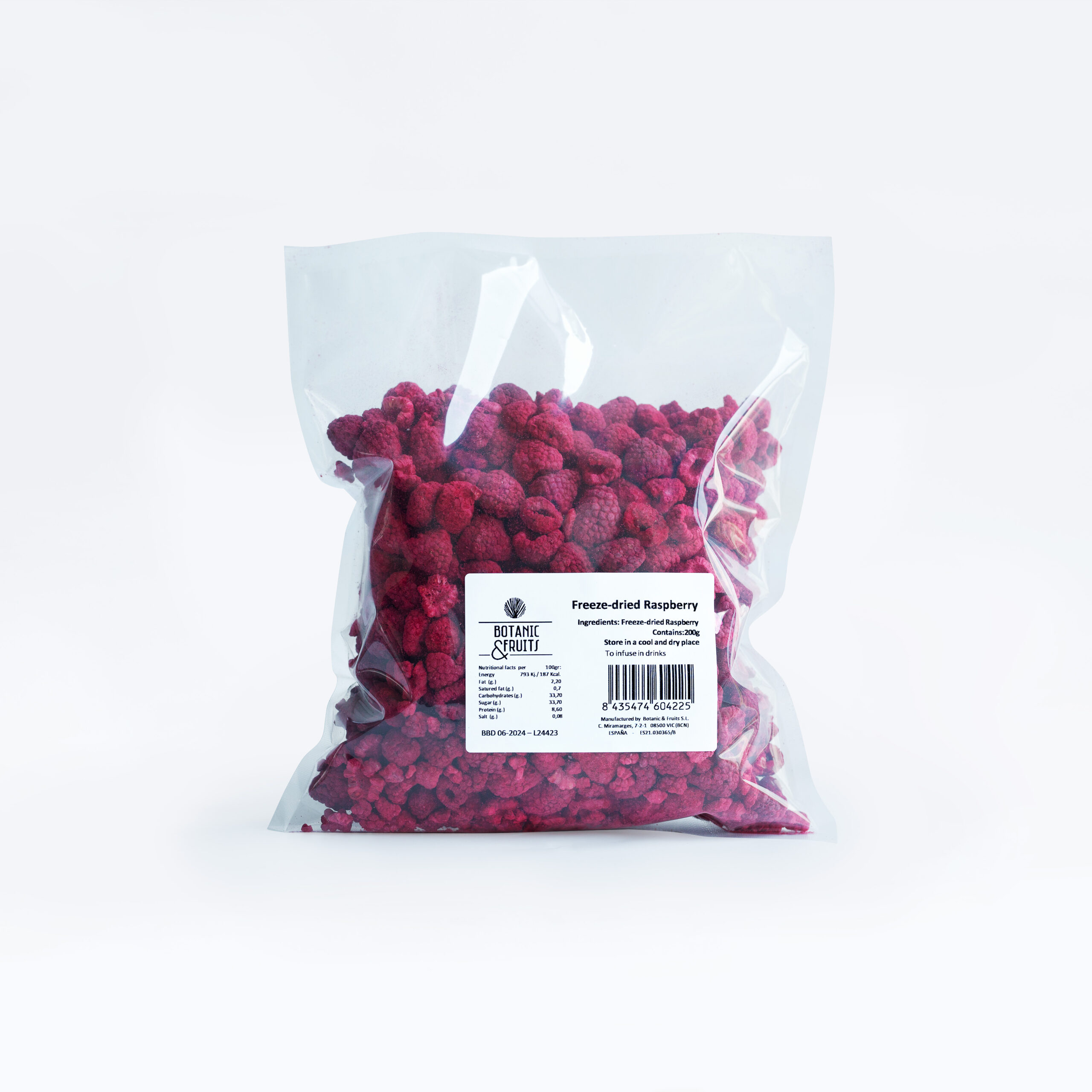 Fruta Deshidratada Botan Frambuesa 200G