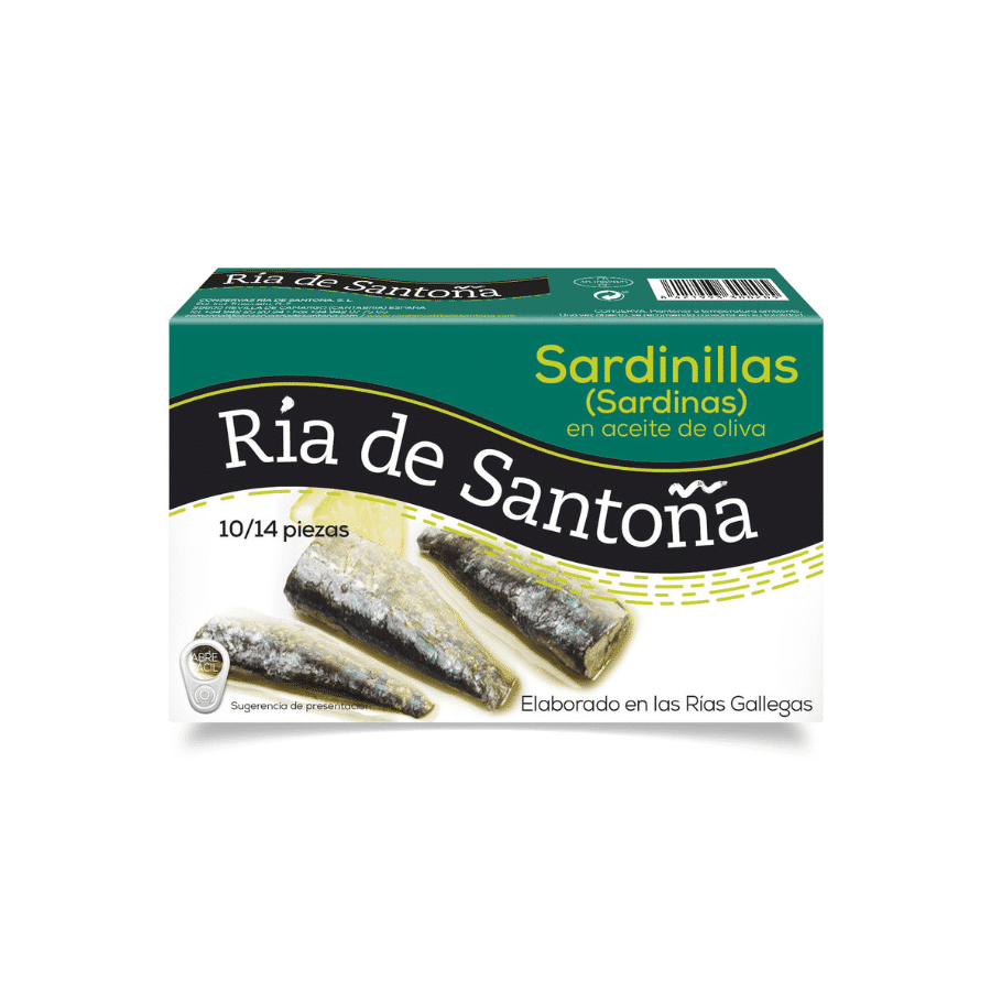 Sardinillas en aceite de oliva ria de santona